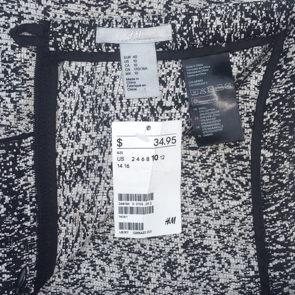 H&M NWT B&W Trumpet Skirt - Picture 4 of 6